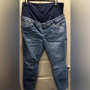 GAP Size 14S True Skinny Maternity Jeans EUC